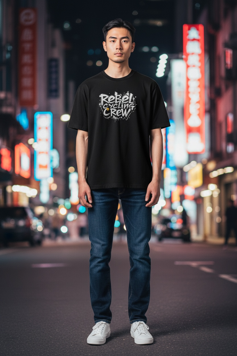 Concrete Drip Tee (black)